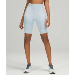Lululemon Fast and Free Short 10" - City Grit White Blue Fog